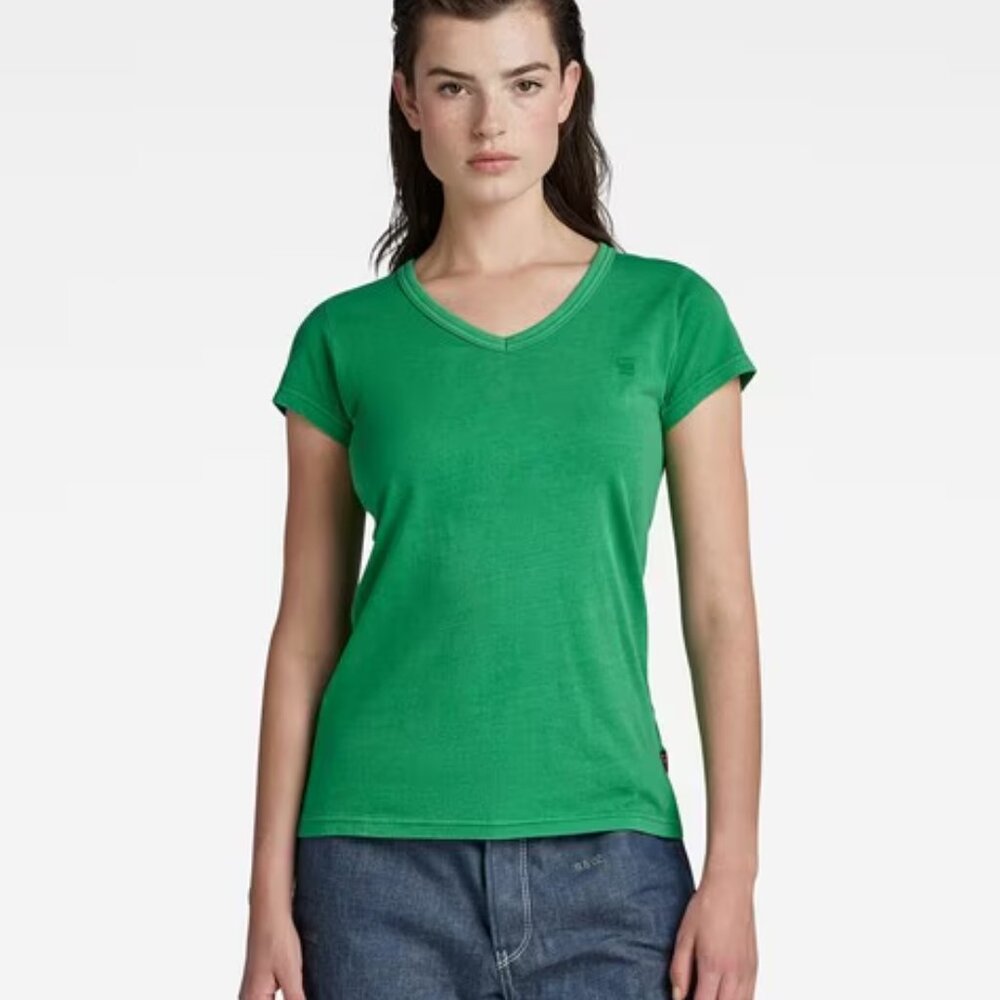 G-star RAW- Women’s Eyben Slim V-Neck T-Shirt-sz XS-NWT